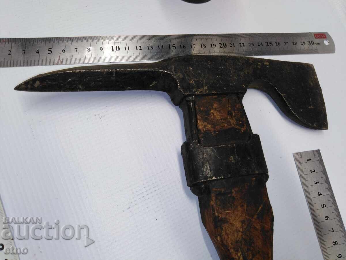 M 1915-PSV-Uneltă germană pentru șanț, hexagonal, topor, cuțit - 6