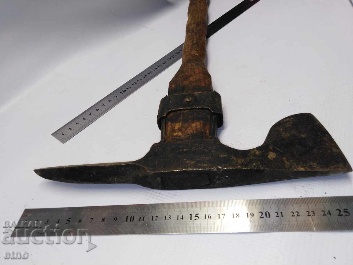 M 1915-PSV-Uneltă germană pentru șanț, hexagonal, topor, cuțit - 7