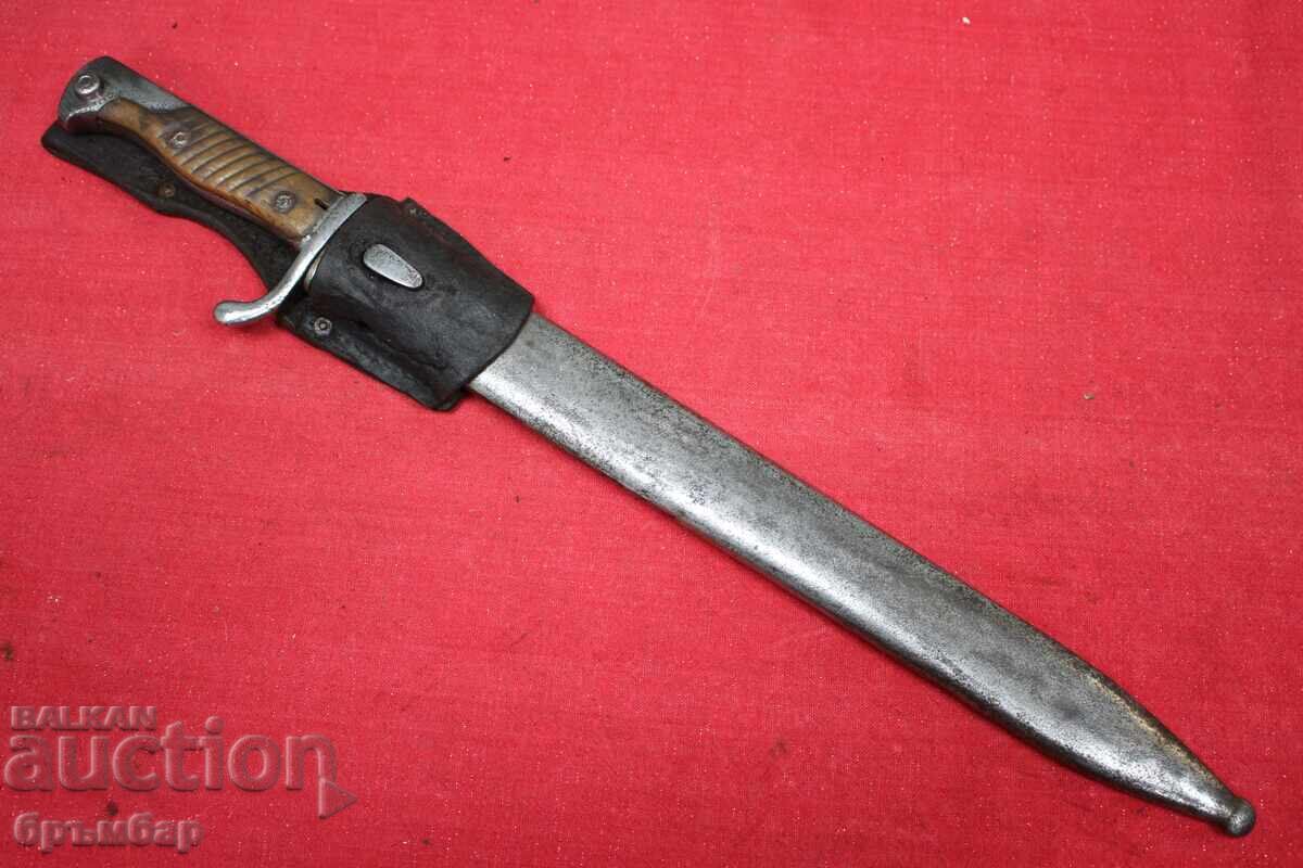 Baionetă germană Mauser M98/05 Butcher (Măcelarul), completă cu teacă cu preț € 180.00 | 352.05 BGN