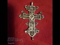 Silver cross of a Zaporozhian Cossack