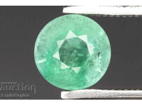 Smarald natural din Nigeria 0.91ct 5.8mm tăietură rotundă