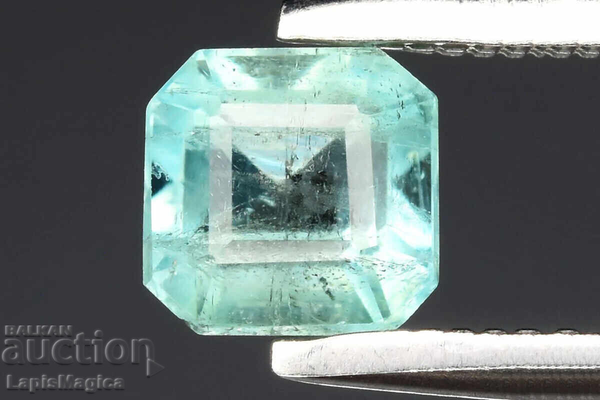 Smarald natural din Nigeria 0.60ct 4.5mm tăietură pătrată