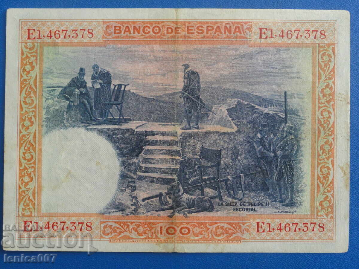 Spania 1925 - 100 pesete cu preț € 4.40 | 8.61 BGN