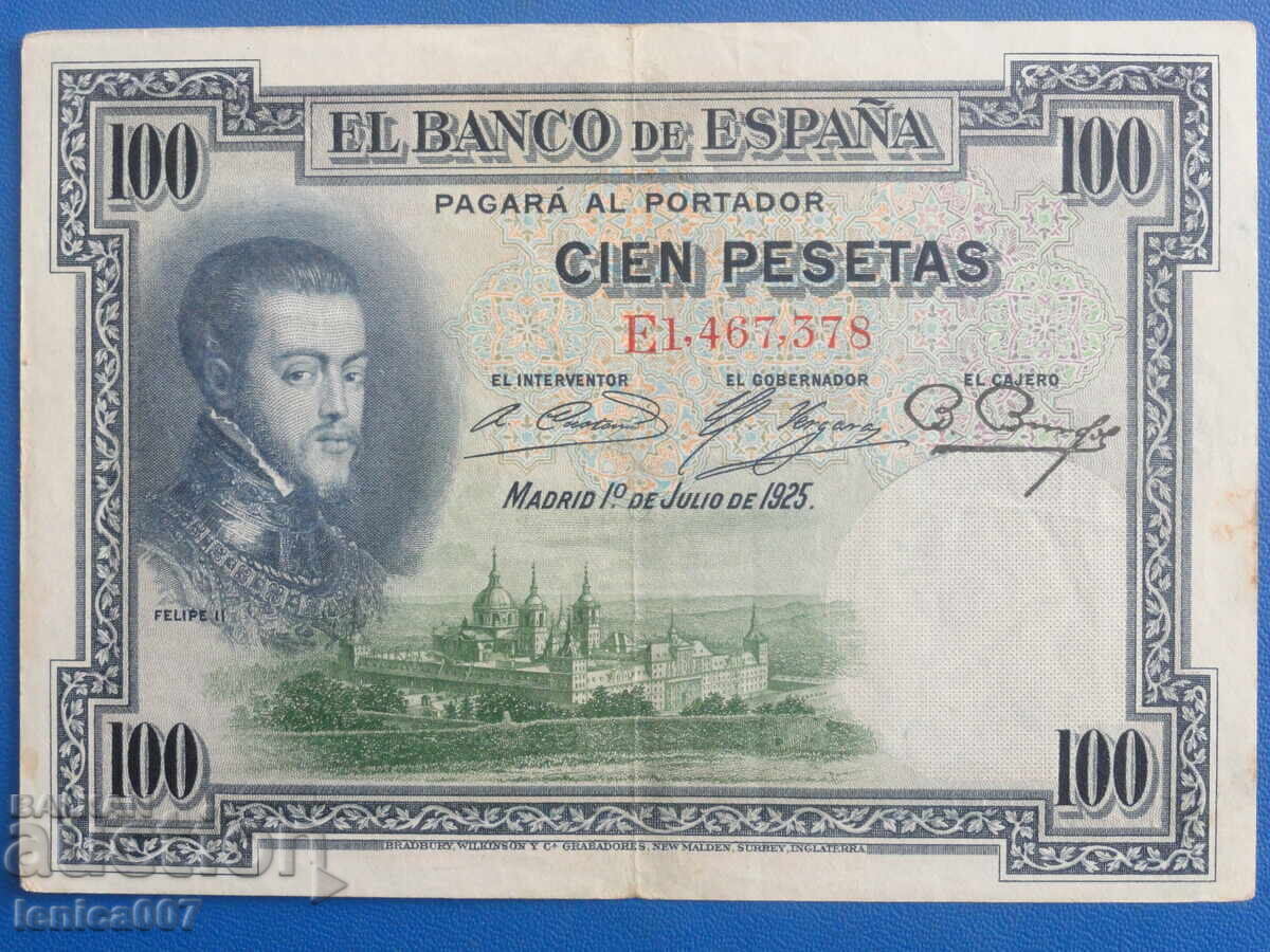 Licitație Spania 1925 - 100 pesete