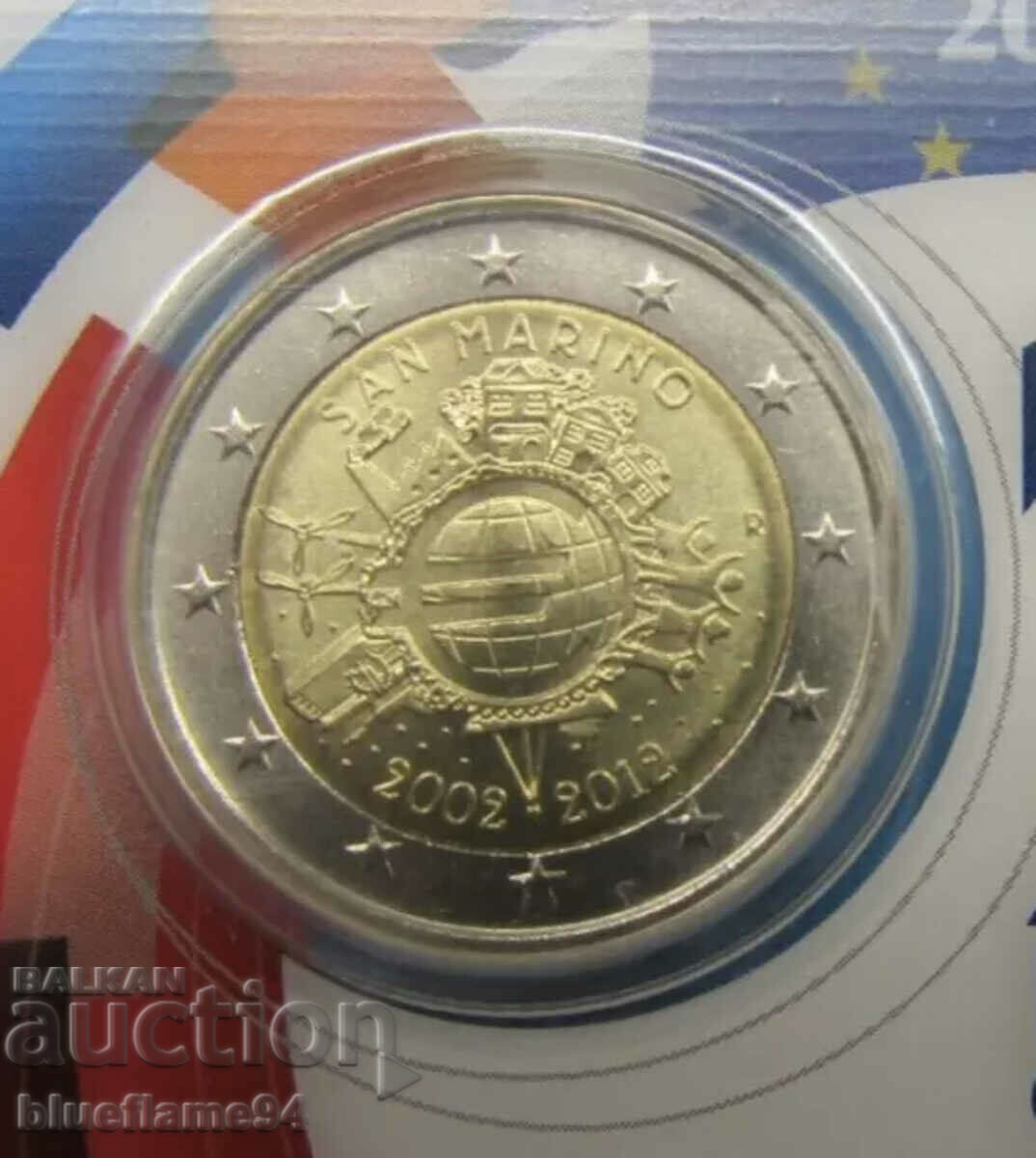 2 euro San Marino 2012 cu preț € 26.50 | 51.83 BGN 2 euro San Marino 2012 cu preț € 26.50 | 51.83 BGN