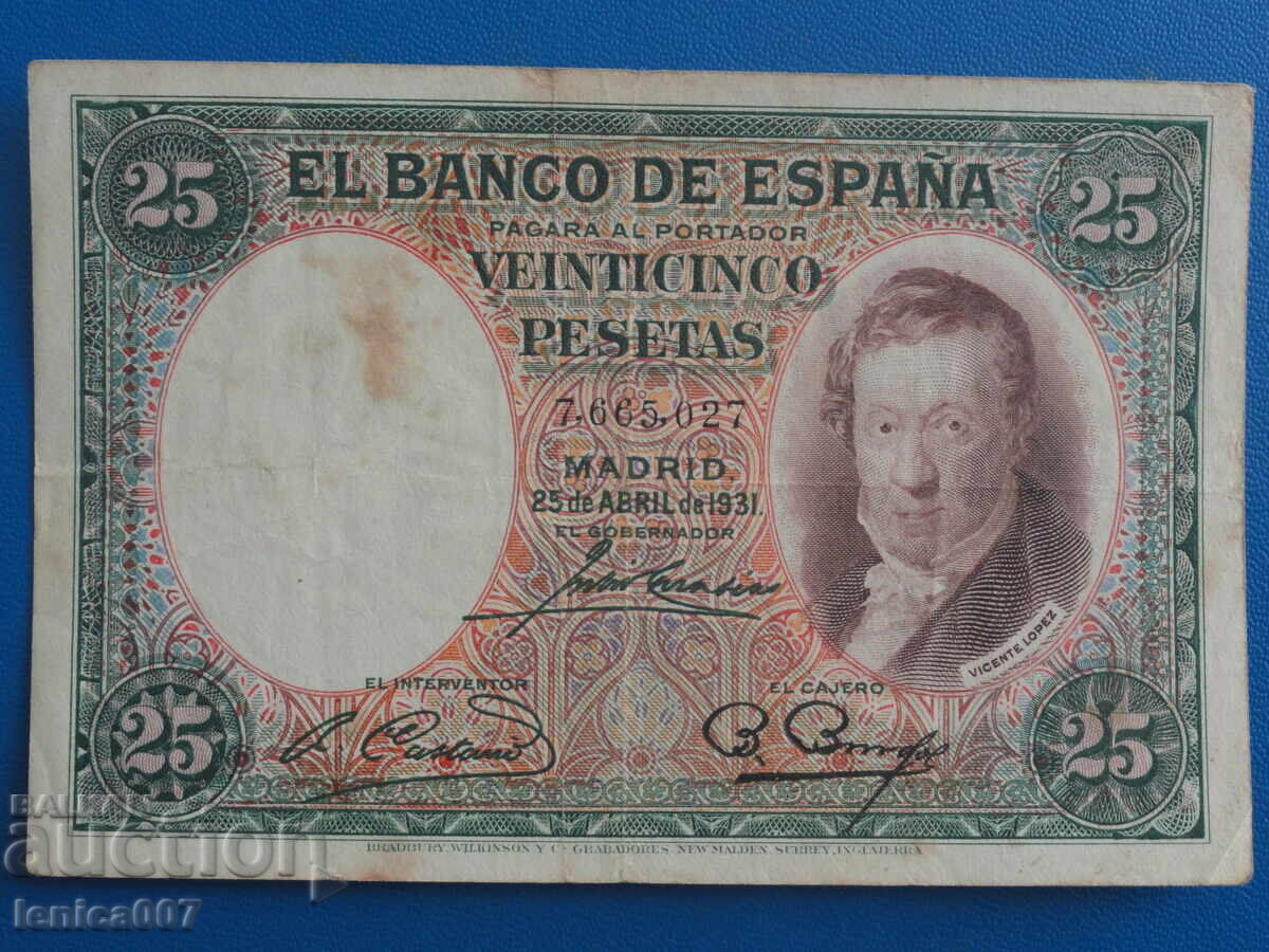 Spania 1931 - 25 pesete - 5