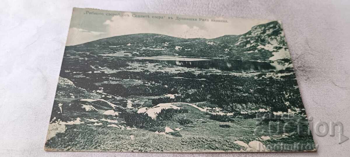 La Lacul de Pește din cele Șapte Lacuri din Munții Rila, zona Dupnița