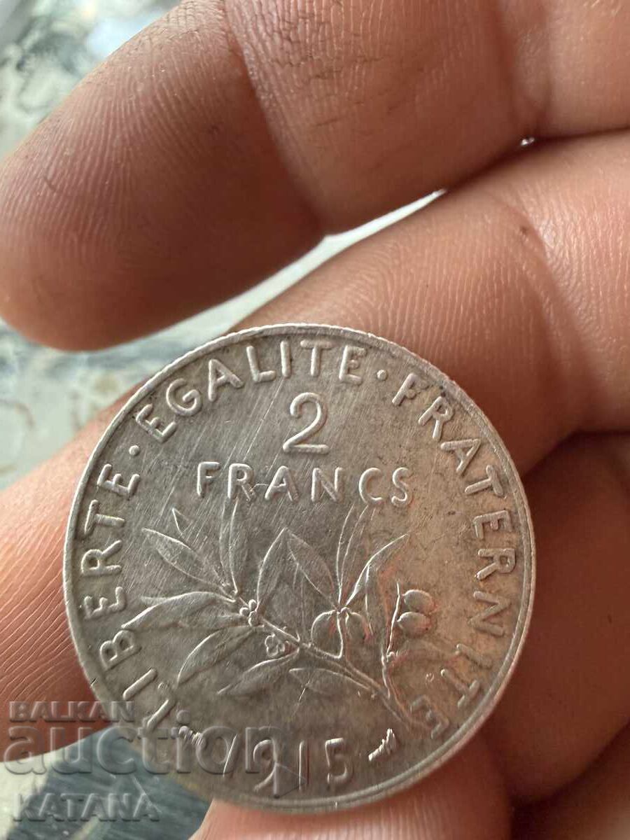 2 franci 1915