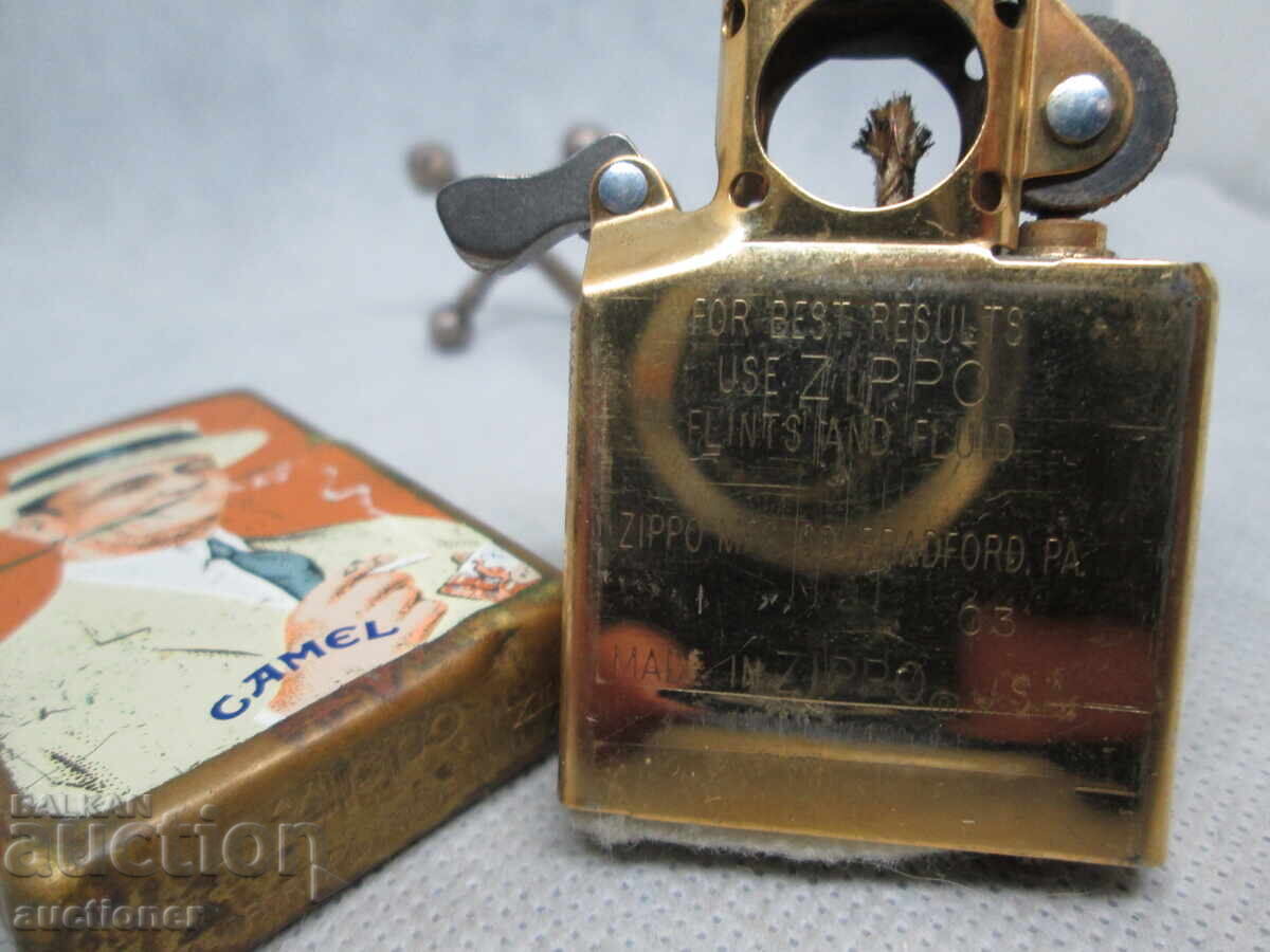 Brichetă de colecție retro veche ZIPPO CAMEL - 7