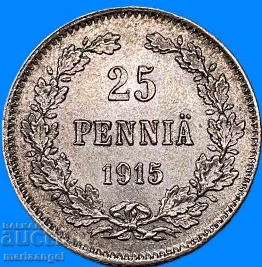 Русия за Финландия 25 пениа 1915