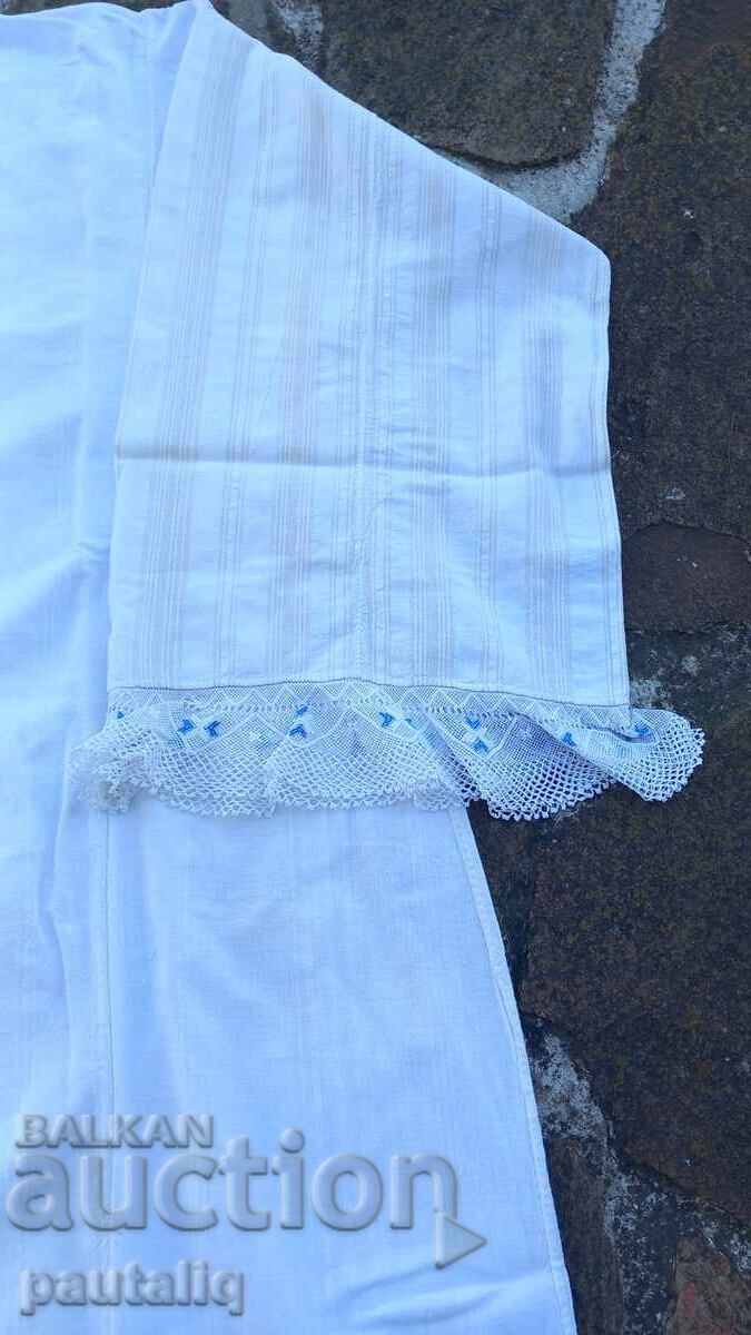 IE FEMEIASCĂ DE COSTUM POPULAR DIN KJUSTENDIL, KENAR, DANTELĂ KENE - 5
