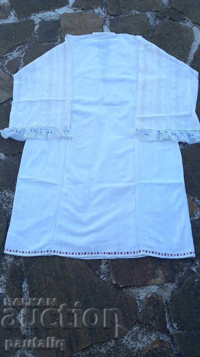 IE FEMEIASCĂ DE COSTUM POPULAR DIN KJUSTENDIL, KENAR, DANTELĂ KENE - 6