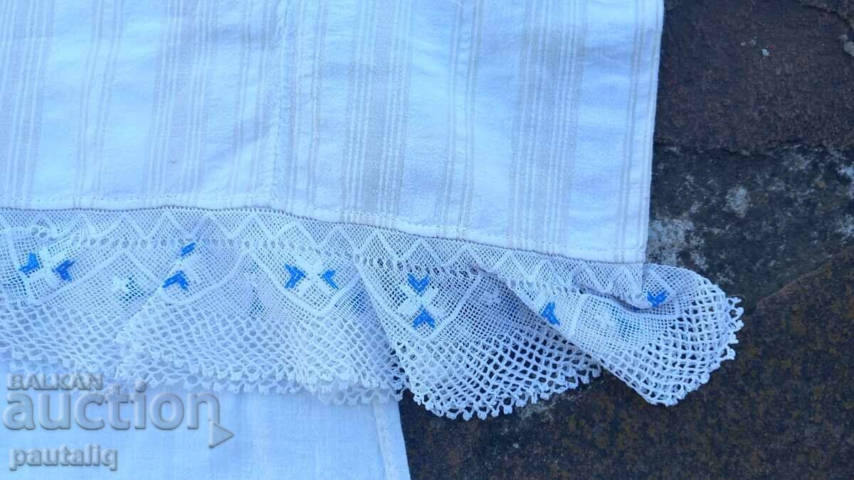 IE FEMEIASCĂ DE COSTUM POPULAR DIN KJUSTENDIL, KENAR, DANTELĂ KENE - 7