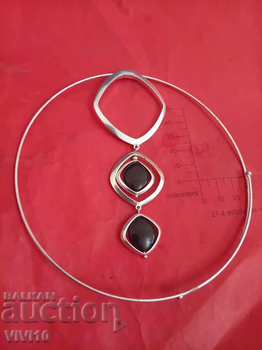 Colier vintage cu onix, Pilgrim cu preț € 20.00 | 39.12 BGN