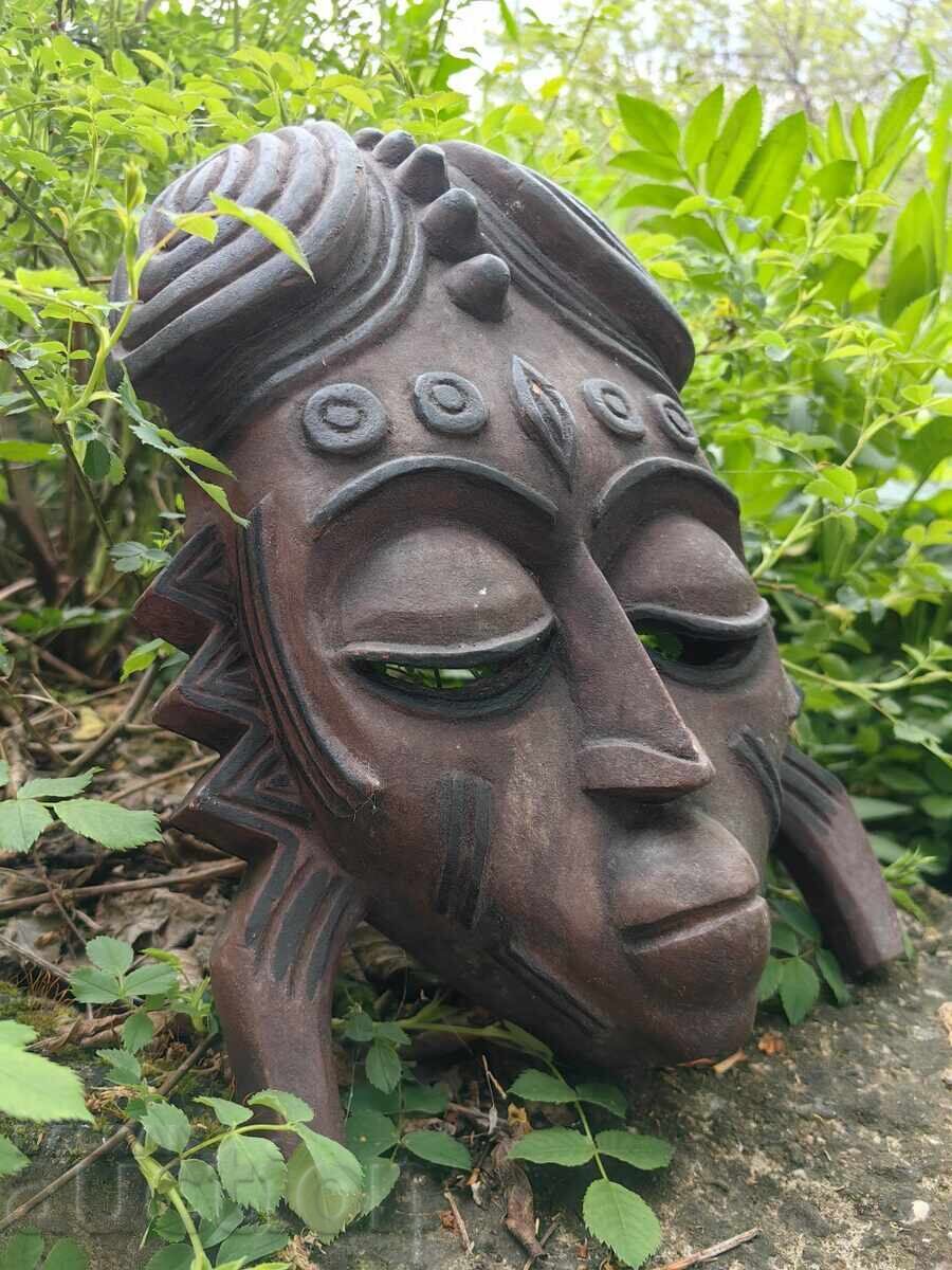 MASCĂ VECHE SCULPTURĂ FIGURINĂ MAYA ATECI INCAȘI INDIENI cu preț € 35.00 | 68.45 BGN