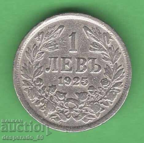 (¯`'•.¸ 1 lev 1925 BULGARIA (fără linie) ¸.•'´¯)
