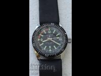 LUCERNE SWISS MADE DIVER WORKS NO WARRANTY BZC !!!!!