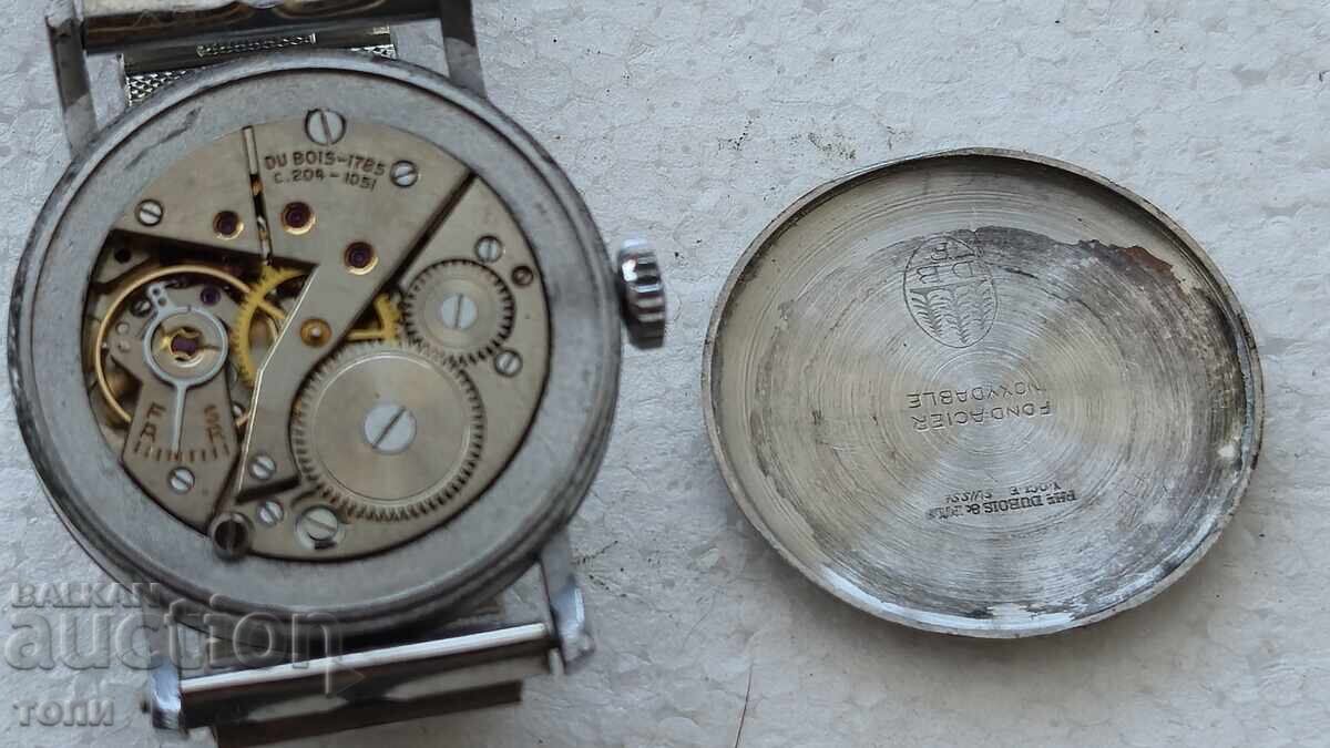Delivery of DU BOIS SWISS MADE MILITARY CAL204-1051. RARE WORKING BZC