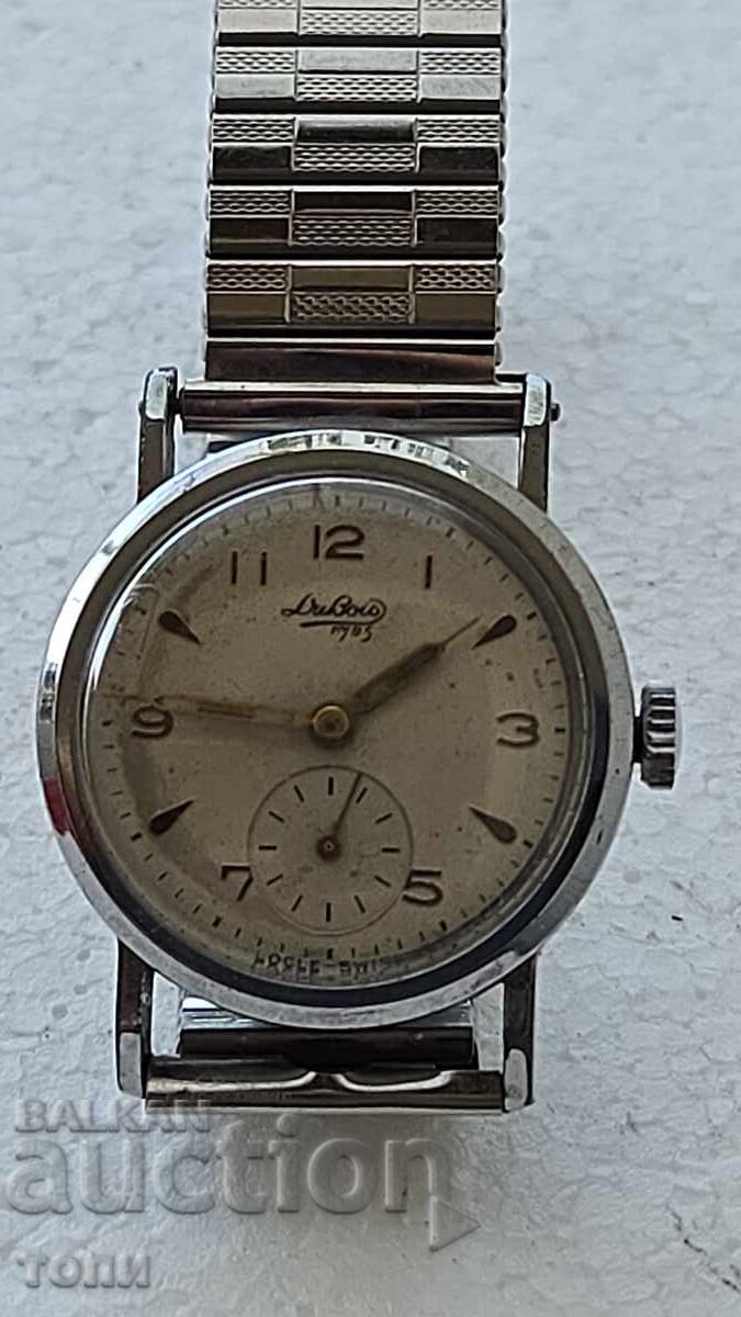 DU BOIS SWISS MADE MILITARY CAL204-1051. RARE WORKING BZC