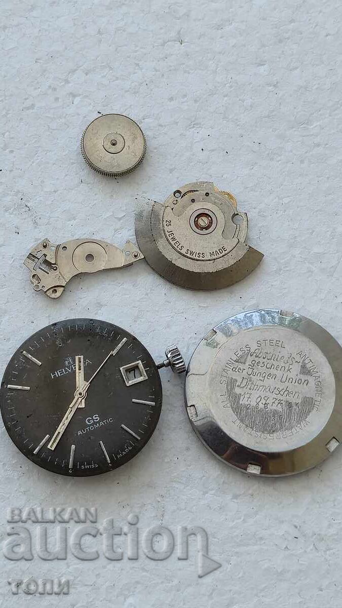 HELVETA AUTOMATIC SWISS MADE RARE NOT WORKING NO PRICE !!!!