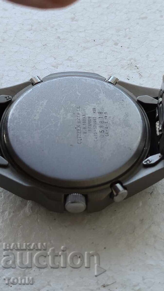 CITIZEN CHRONOGRAPH TITANIUM RAR FUNCȚIONAL FĂRĂ GARANȚIE - 6