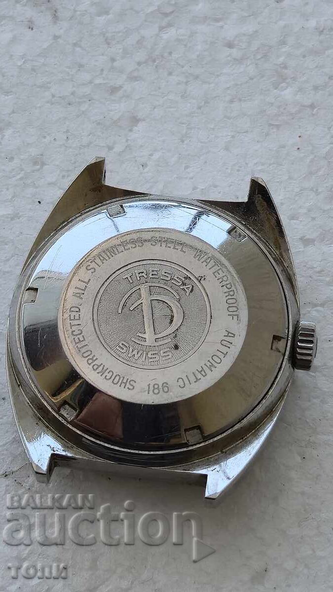Delivery of TRESSA AUTOMATIC SWISS MADE RARE WORKING NO WARRANTY BZC!
