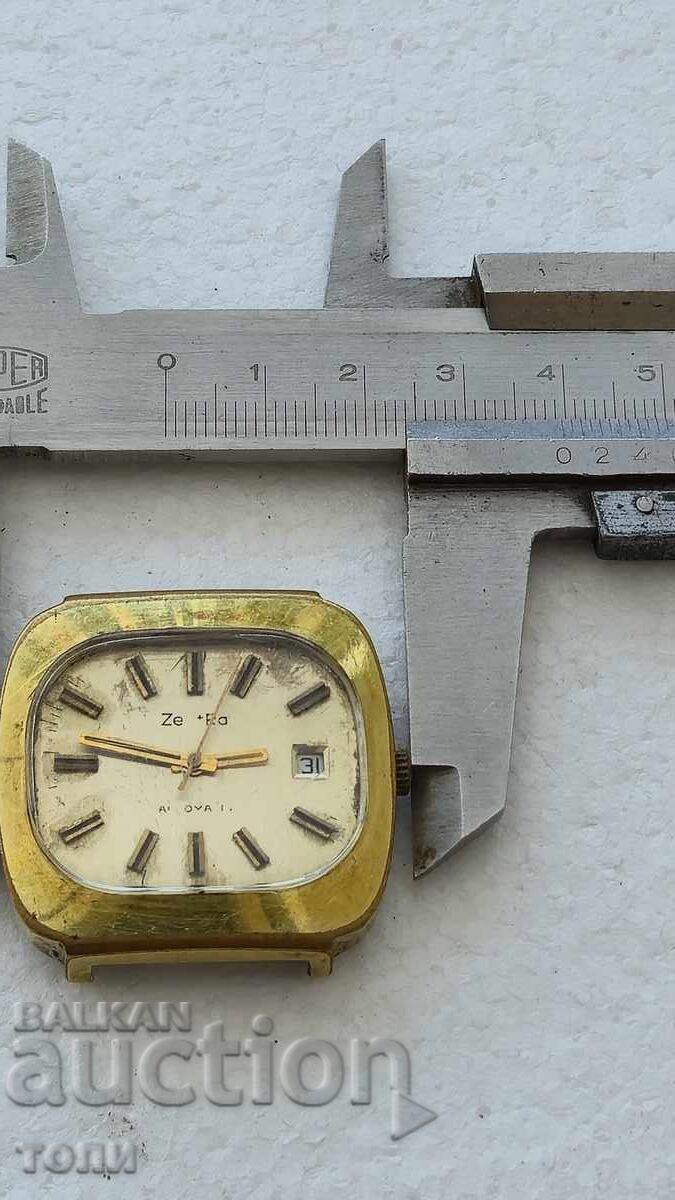 ZENTRA AUTOMATIC SWISS MADE RARE GOLD PLATED DOES NOT WORK BZTs!! - 5