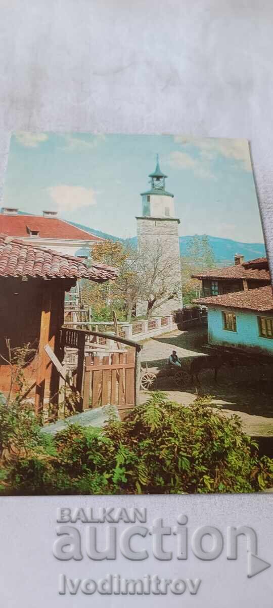 Carte poștală Elena Ceasul din oraș 1973