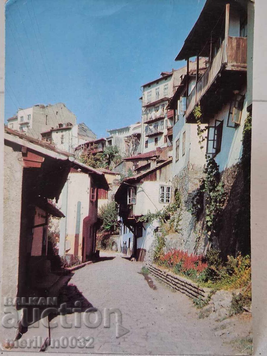 Снимка пощенска картичка Търново 1972 г улица Гурко Снимка пощенска картичка Търново 1972 г улица Гурко