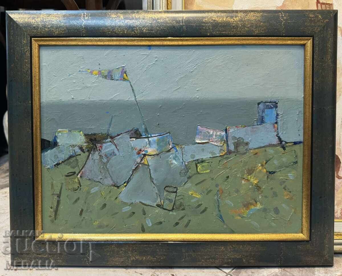 Stoil Mirchev - „Mare” - culori în ulei - înrămat