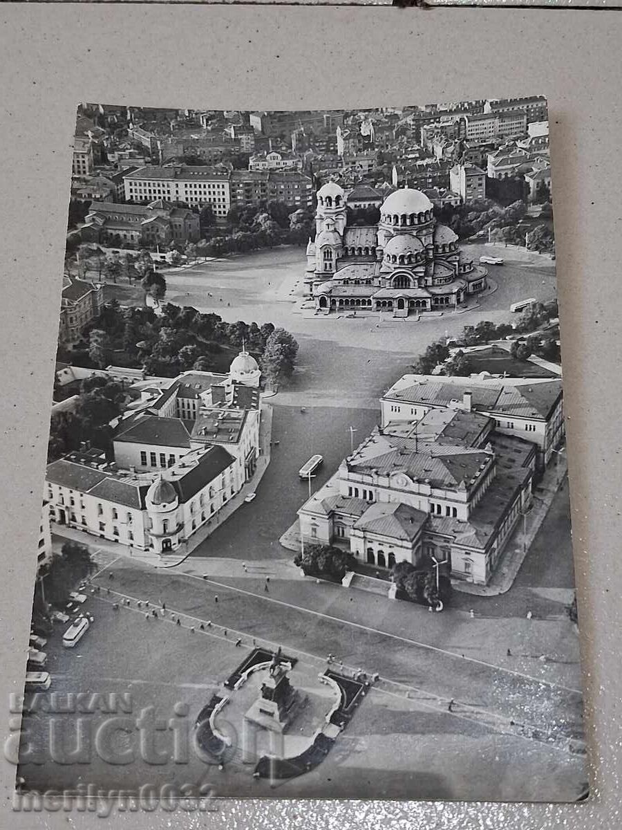Снимка пощенска картичка София 1966г Народното събрание Снимка пощенска картичка София 1966г Народното събрание