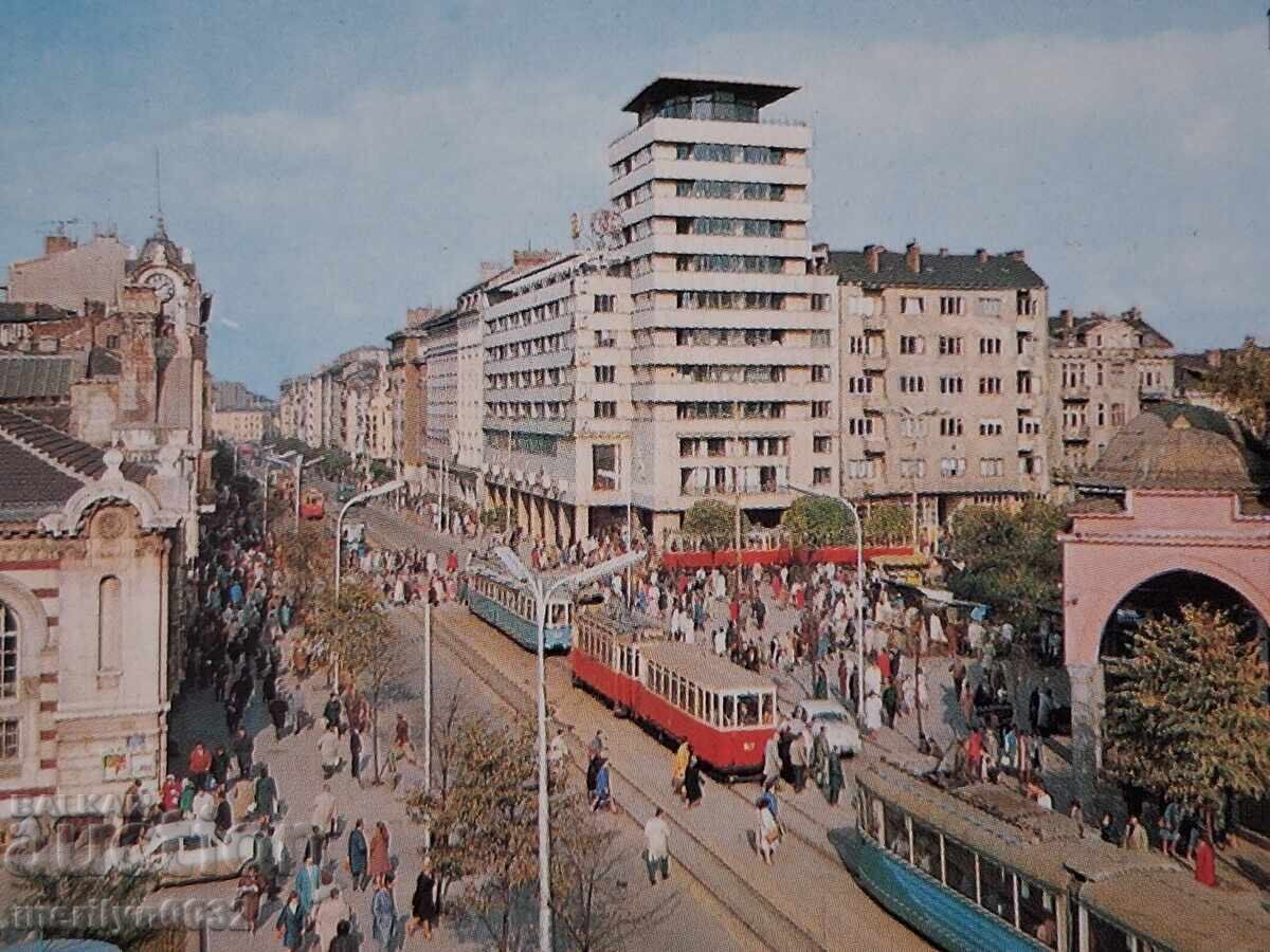 Licitație Carte poștală foto Sofia 1973 bd. Georgi Dimitrov