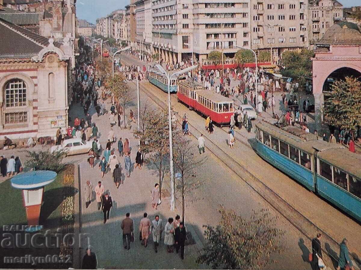 Livrarea Carte poștală foto Sofia 1973 bd. Georgi Dimitrov
