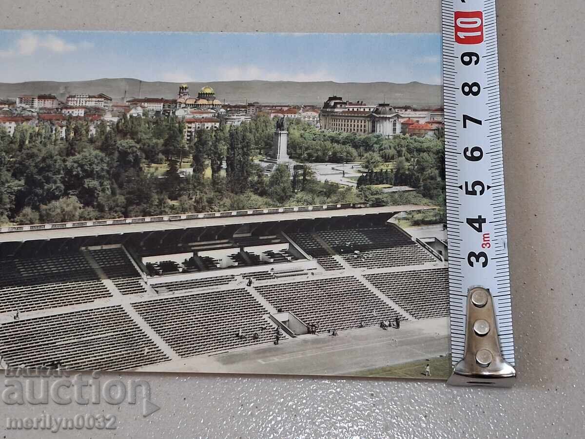 Foto poshtenska kartichka Sofiya 1961g stadion Levski - 7