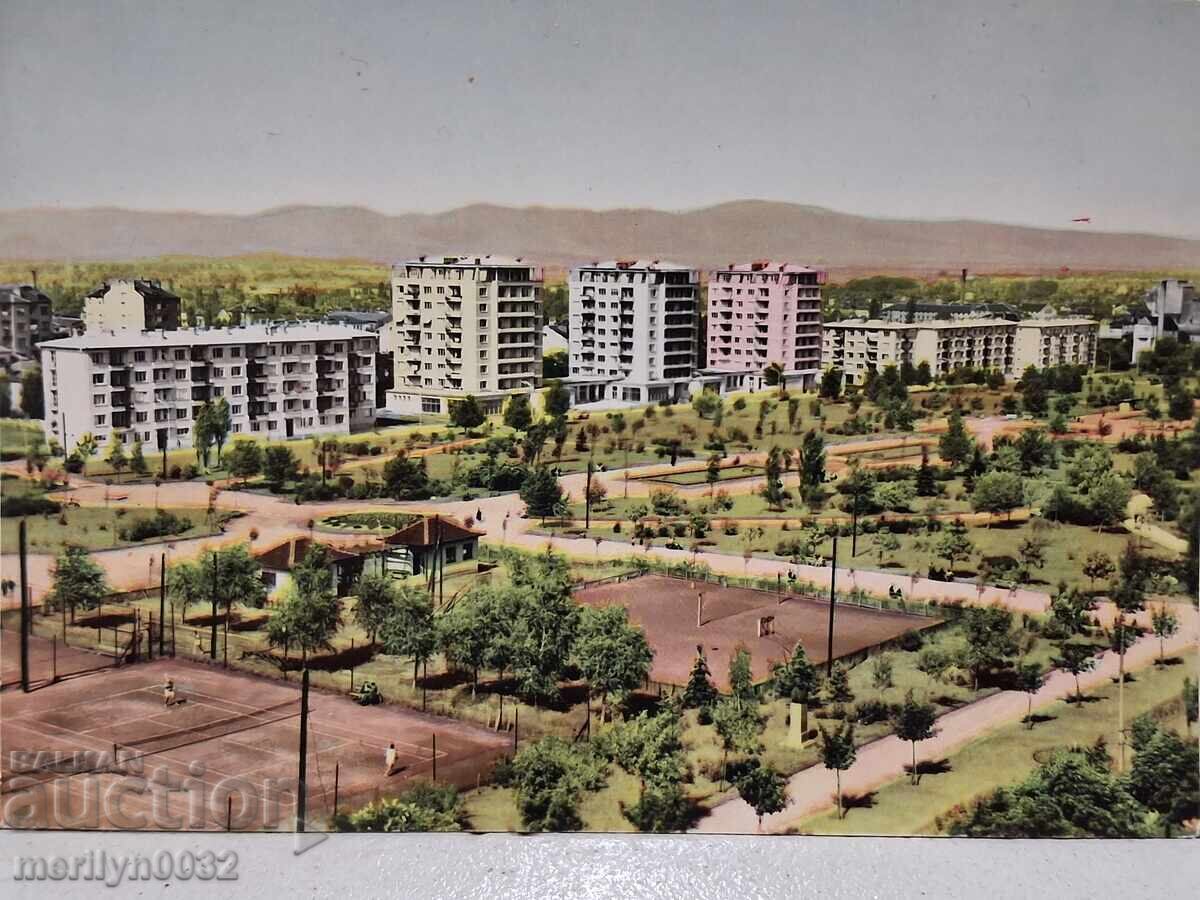 Carte poștală foto Sofia 1965 cartier Vladimir Zaimov