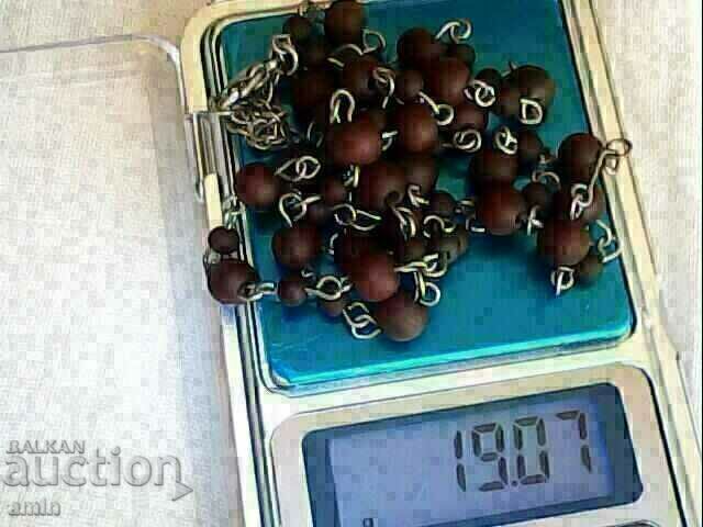 colier foarte vechi de chihlimbar natural 19 grame - 5