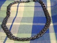 Colier frumos placat cu argint 90 grame