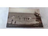 Postcard Varna Sea Baths Gr. Easter 1931