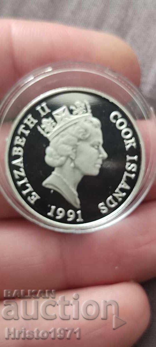 5 долара 1991 с цена € 35.00 | 68.45 лв.