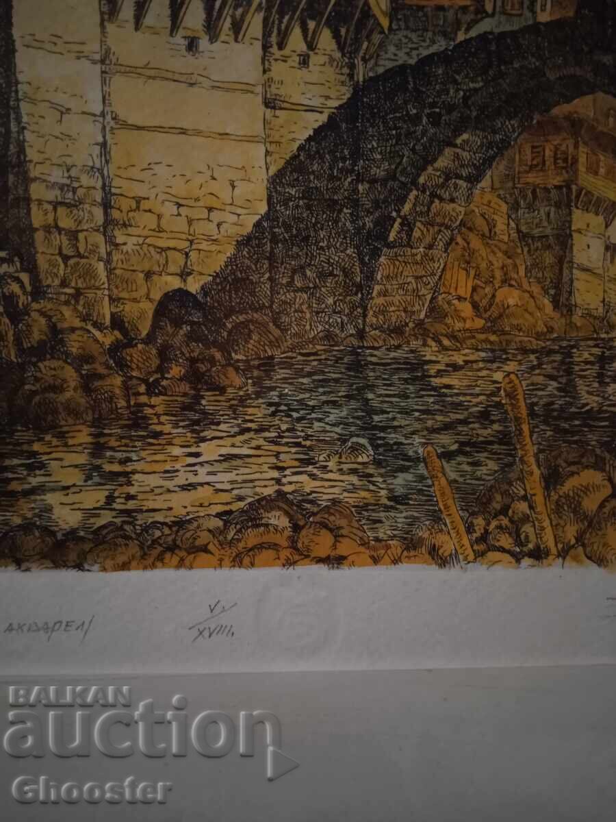 Παράδοση Πρωτότυπο έργο τέχνης (οξυγραφία/υδατογραφία) – Bozhidar Georgiev