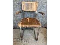 Thonet S43 chair with armrests, designed by Mart Stam