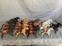 Playmobil Lot of 25 Horses with Saddles / Geobra 1974
