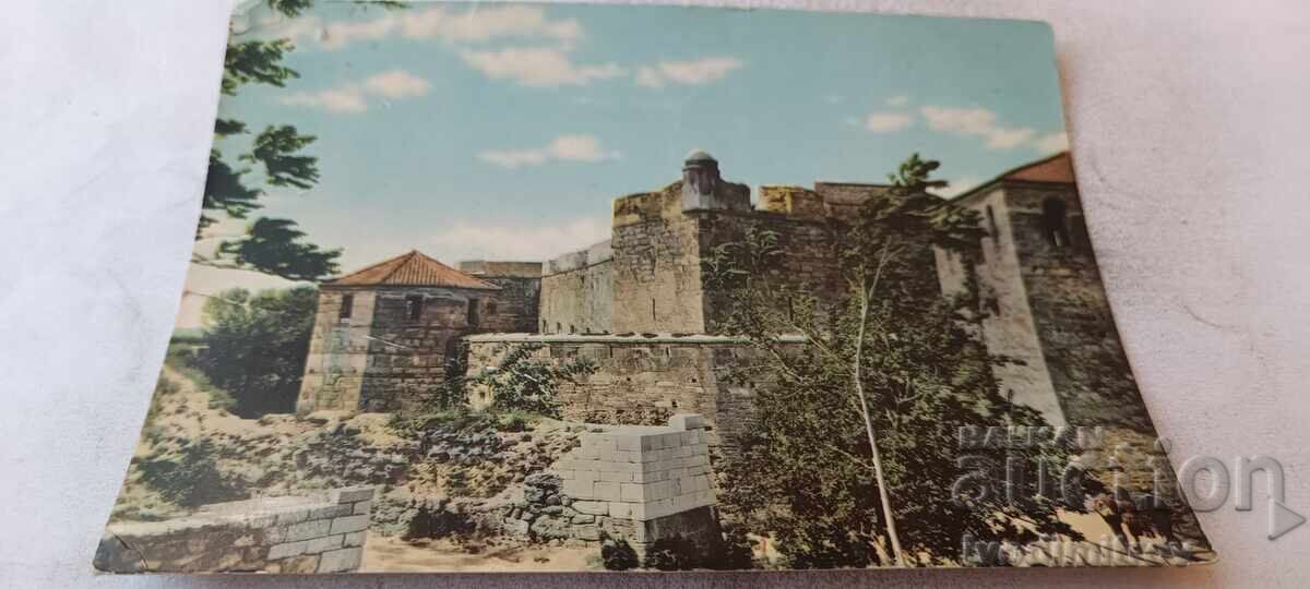 Carte poștală Vidin Cetatea Baba Vida vedere 1966