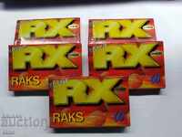 5  НОВИ АУДИО КАСЕТИ - "RAKS RX 60" SUPER SLIM, касетофон