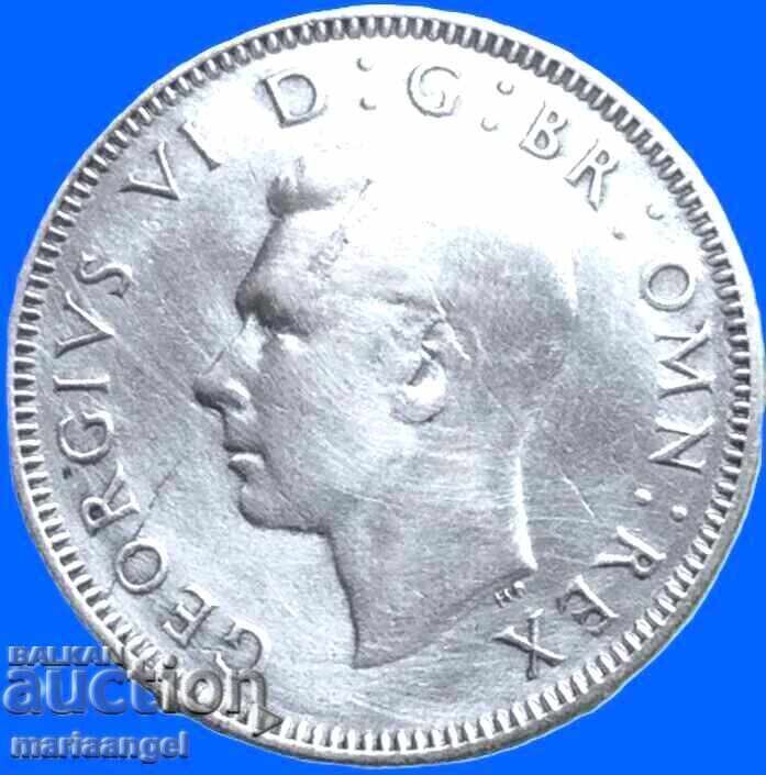 Livrarea 1 șiling 1942 Marea Britanie George V ARGINT