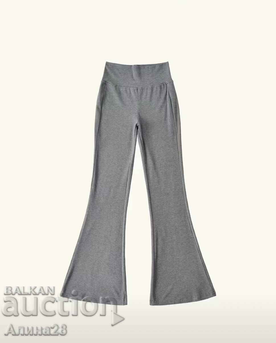 Licitație Pantaloni de damă cu talie înaltă, evazați, mărimea L Licitație Pantaloni de damă cu talie înaltă, evazați, mărimea L