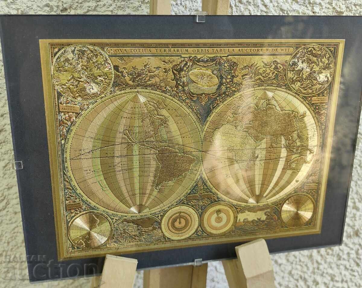 Licitație REPRODUCERE A UNEI VECHI HĂRȚI A LUMII DIN EPOCA MEDIEVALĂ