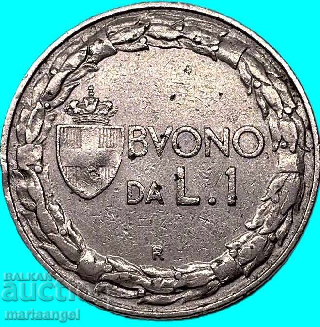 1 liră 1924 Italia 2