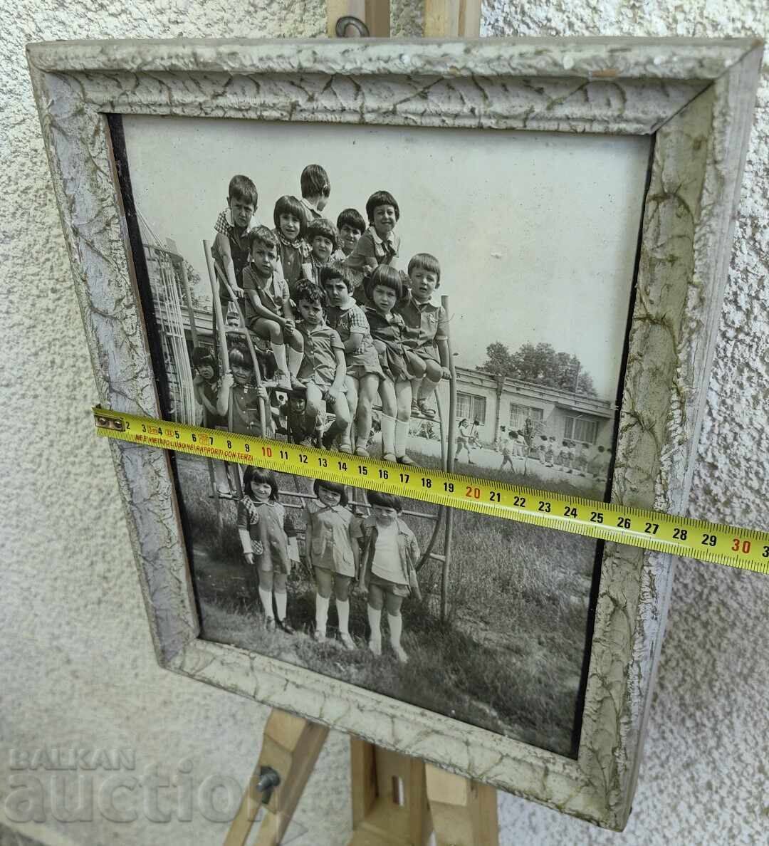 VECHE FOTOGRAFIE SOC COPII GRĂDINIȚĂ ȘCOALĂ RAMĂ SOC - 5 VECHE FOTOGRAFIE SOC COPII GRĂDINIȚĂ ȘCOALĂ RAMĂ SOC - 5