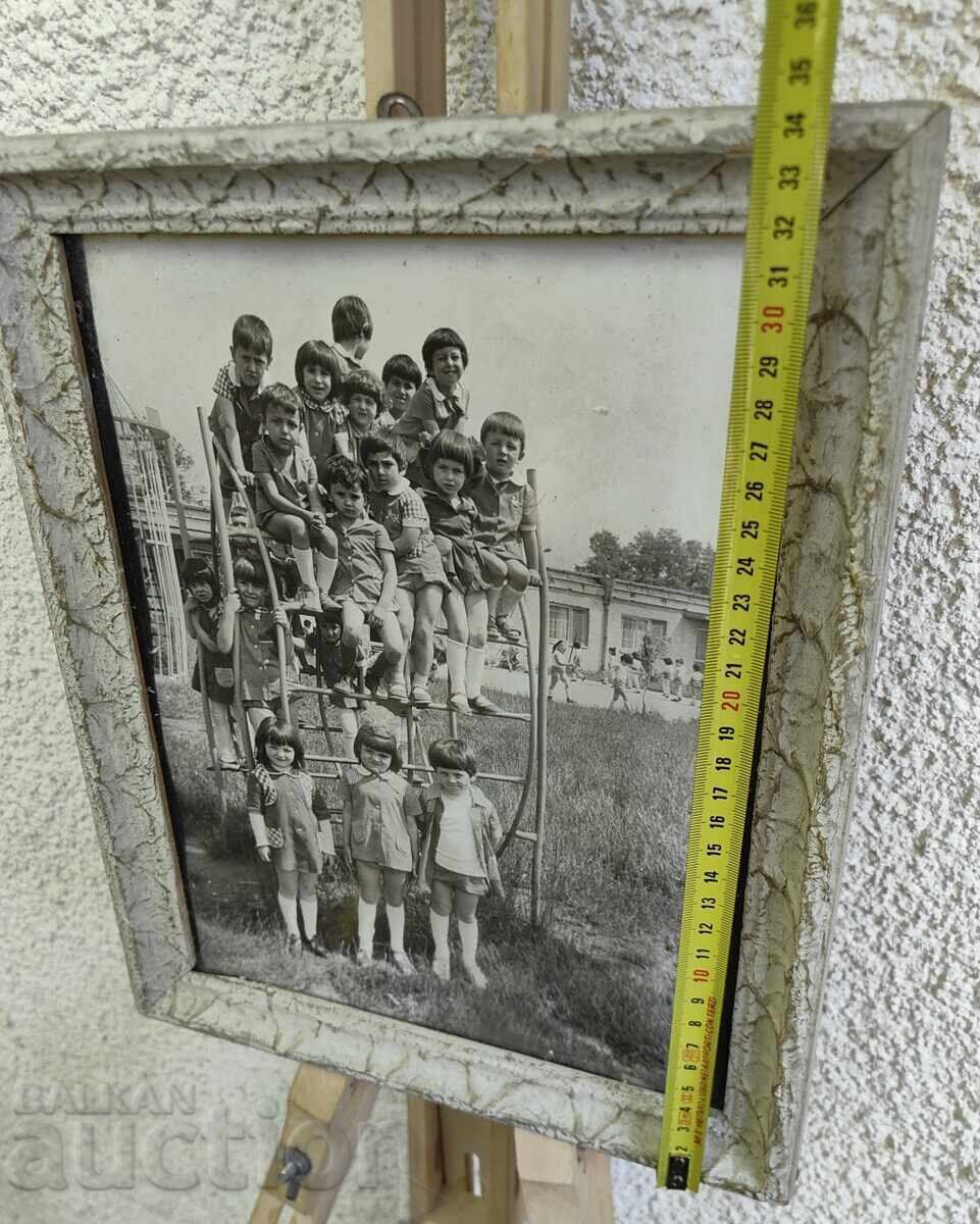 VECHE FOTOGRAFIE SOC COPII GRĂDINIȚĂ ȘCOALĂ RAMĂ SOC - 6 VECHE FOTOGRAFIE SOC COPII GRĂDINIȚĂ ȘCOALĂ RAMĂ SOC - 6